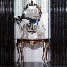 Bàn và gương bàn bán nguyệt Eric